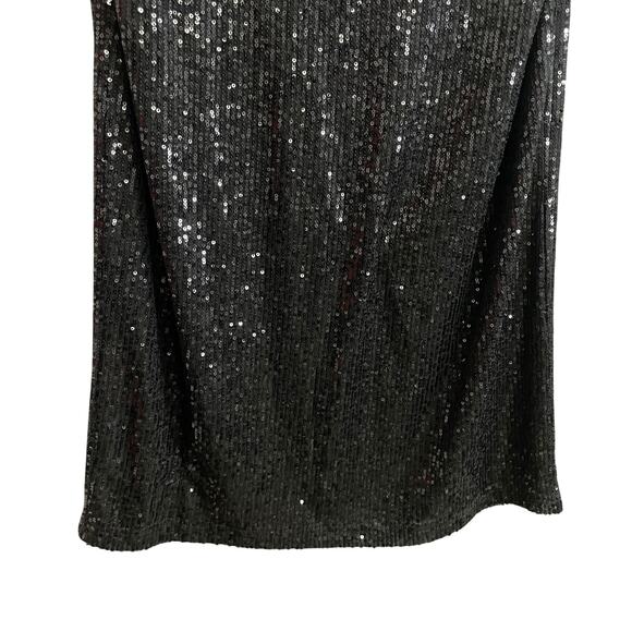 Beach Riot Mirabel Sequin Mini Dress in Black Midnight Sparkle Womens Size Small - Picture 4 of 6